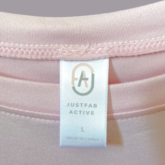 JUSTFAB ACTIVE NWOT Pink Athletic Tank Top, Size L. - Picture 10 of 12